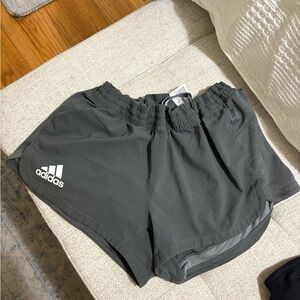 Adidas Women's Charcoal Athletic Shorts